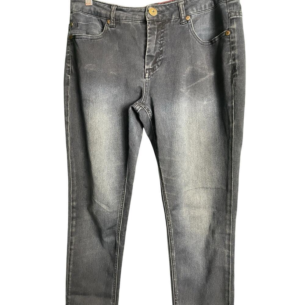 Liverpool Jeans Co Abbys Skin Denim Jeans Women Size 6 Dark Denim Soft Skinny - Picture 6 of 12